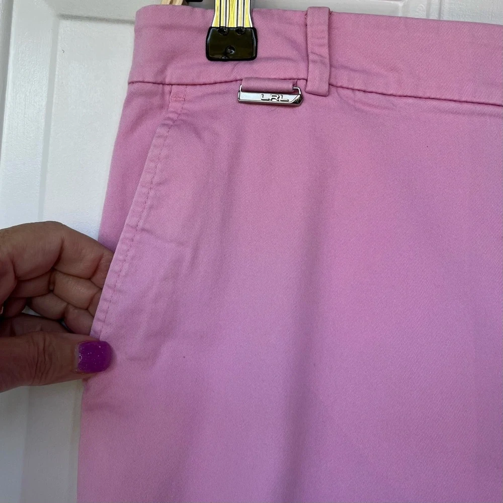 •Lauren Ralph Lauren• Ladies Light Pink Bermuda Shorts - Size 6